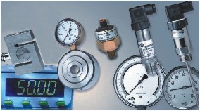 Manometer, Thermometer, Druckmeßumformer, Kraftaufnehmer